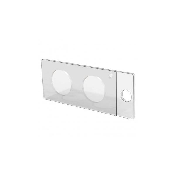 Chambered Coverslips, 2 Wells, 2.0mm, 20/pk, 20PK